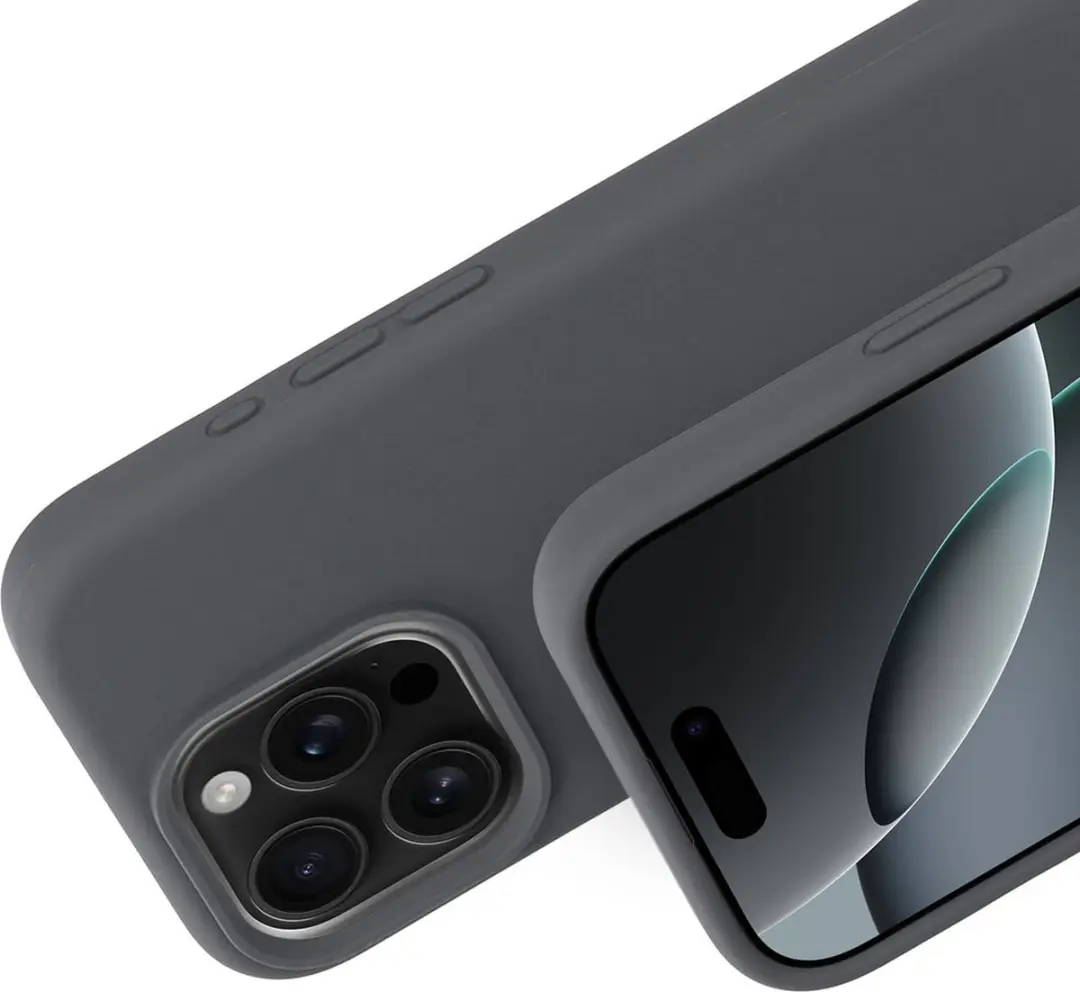 Mobiparts MP-127672 Hoesje iPhone 16 Pro - Siliconen Grijs
