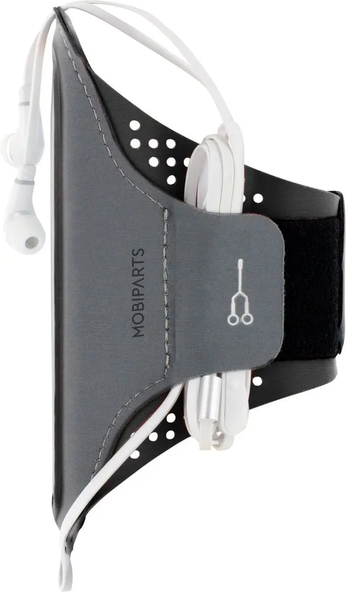 Mobiparts Hardlooparmband iPhone 15 MP-124439 - Zwart