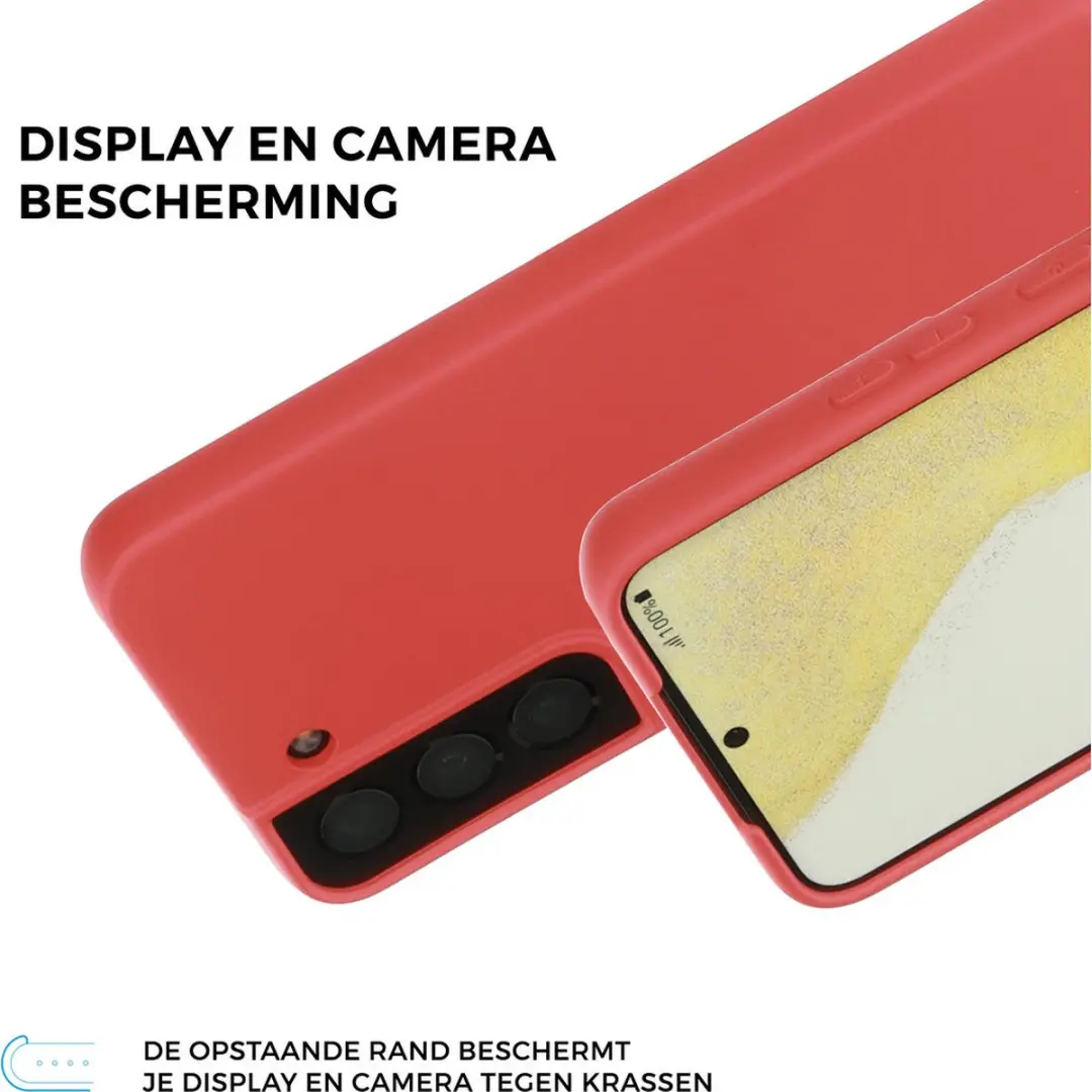 Mobiparts MP-5000885 Silicone Hoesje - Rood - Samsung Galaxy S23