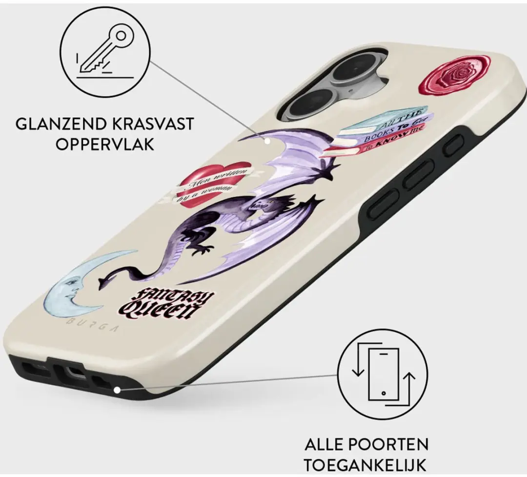 Burga Tough MagSafe Case iPhone 16 - Plot Twister