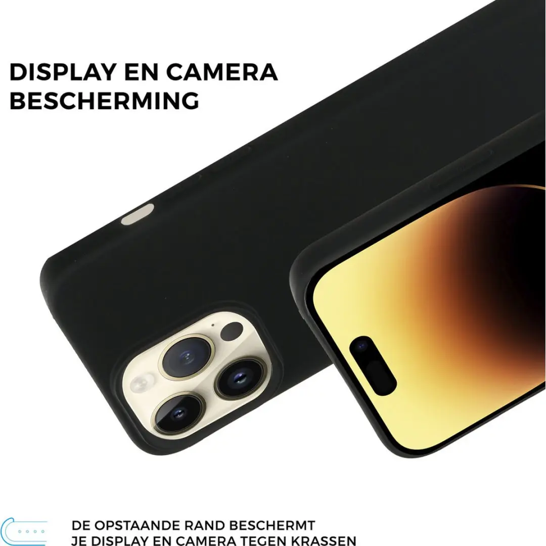 Mobiparts MP-5001169 Hoesje iPhone 14 Pro Max - Zwart