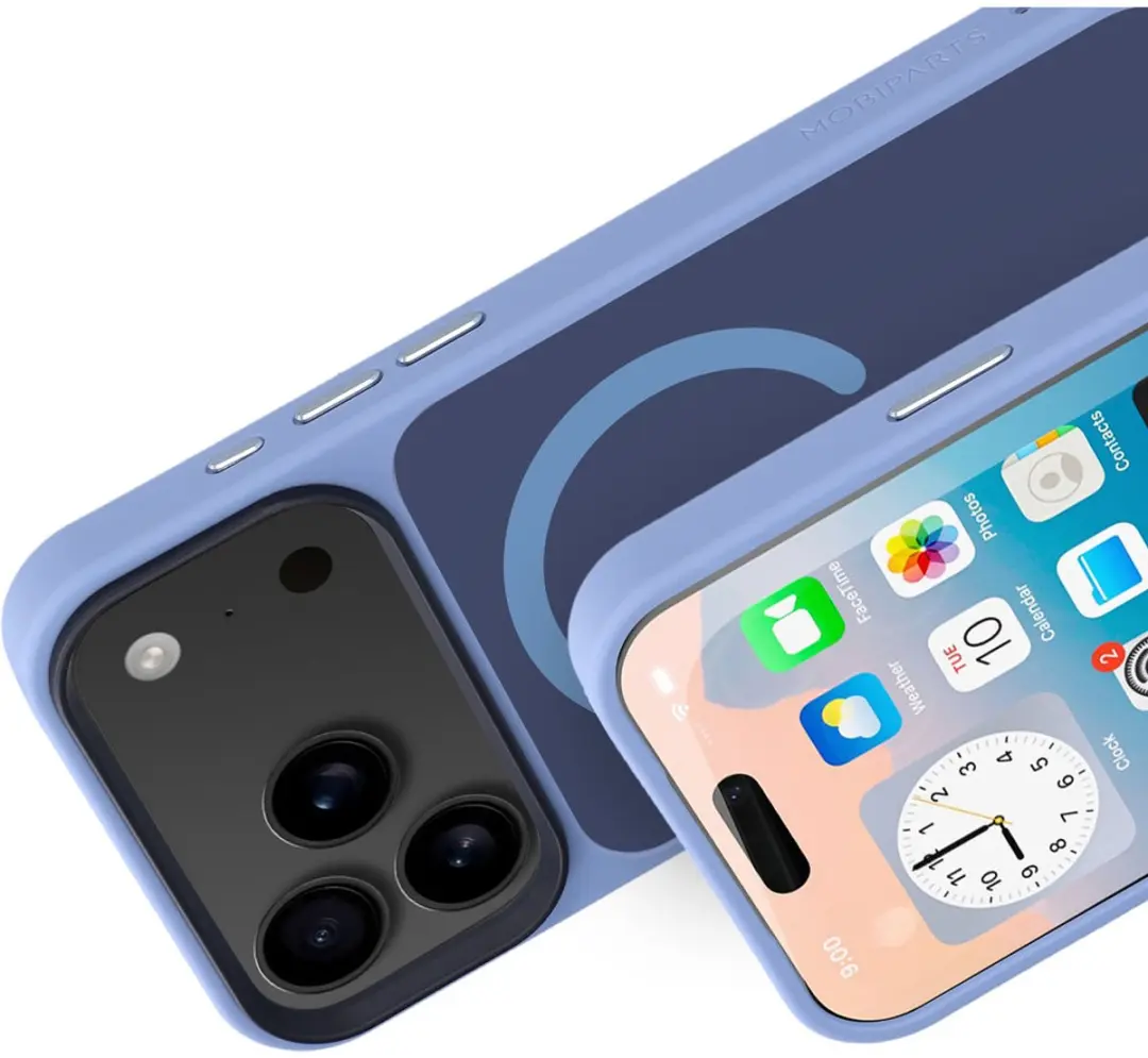 Mobiparts Hoesje iPhone 17 Pro Max MP-130087 - Hardcover MagSafe - Blauw