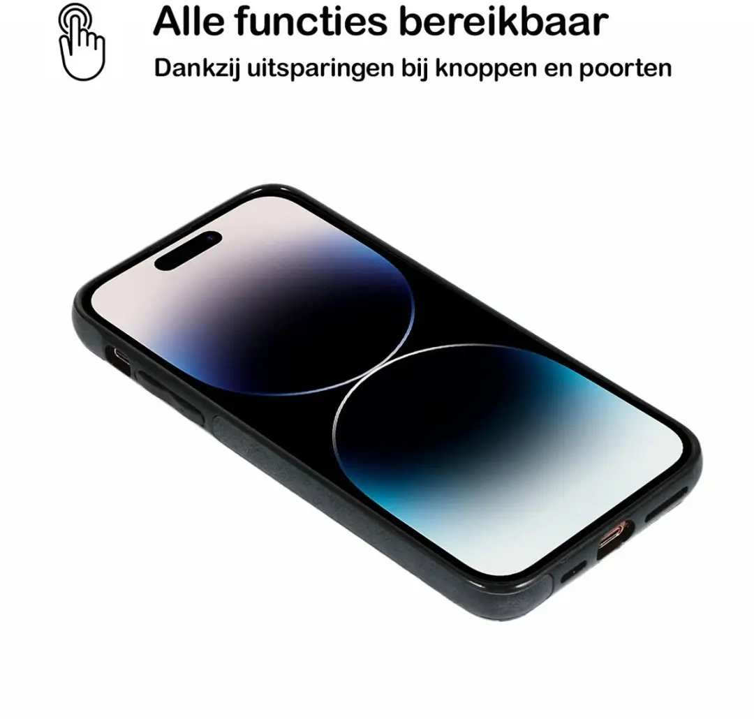MobiQ 2-in-1 Wallet Case iPhone 12 Pro Max - MPN 13-01610 - Zwart