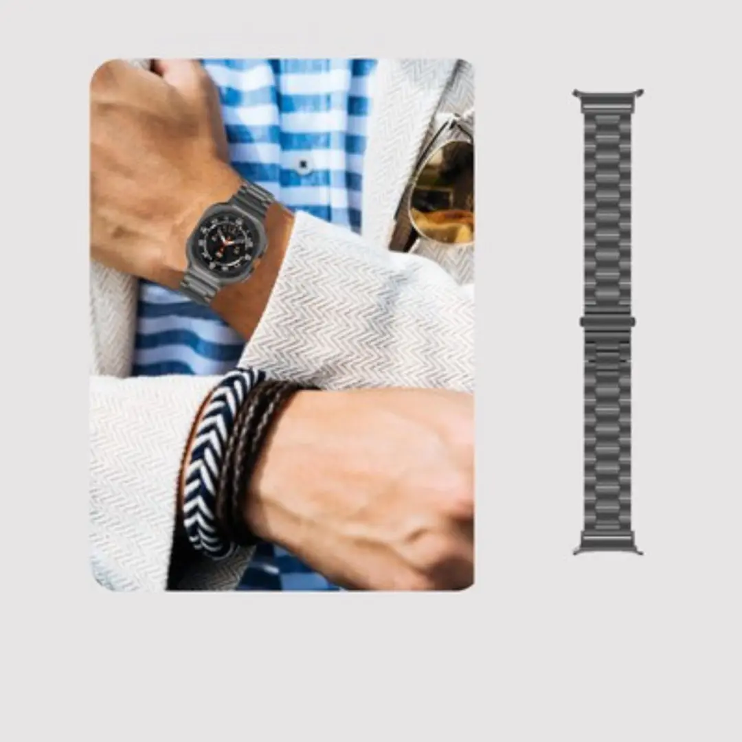 Just in Case cazy Horlogebandje Samsung Galaxy Watch 8 - Grijs