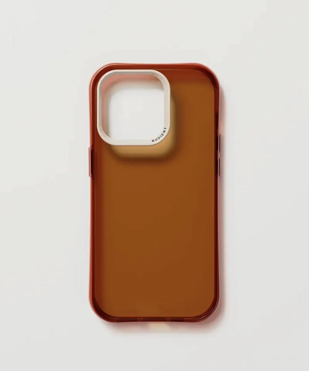 Nudient Form Case iPhone 14 Pro 00-013-0052-0064 - Bruin/Transparant - afbeelding 6 van 6