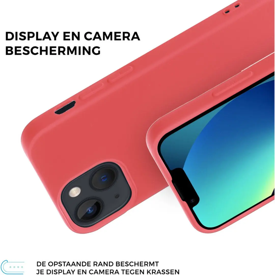 Mobiparts Silicone Cover iPhone 13 Mini - Rood MP-5000482