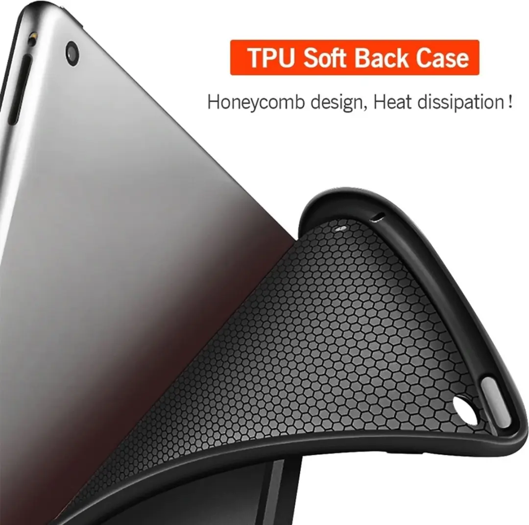 MobiQ Flexibele Tri-Folio Hoes Apple iPad 10.2" - 13-01363 - Lichtblauw