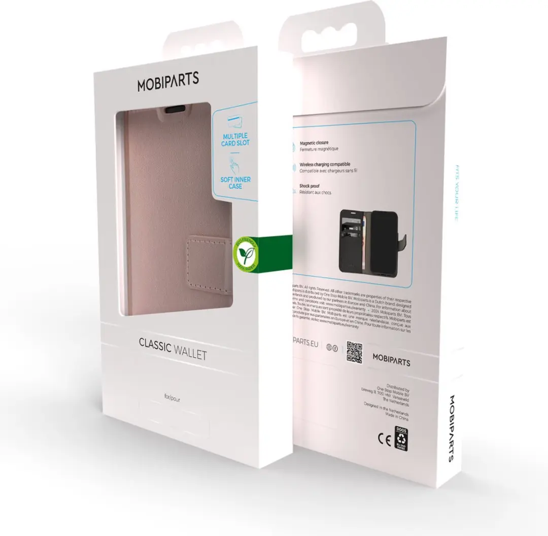 Mobiparts Classic Wallet Hoesje iPhone 12 Pro MP-5000763 - Roze