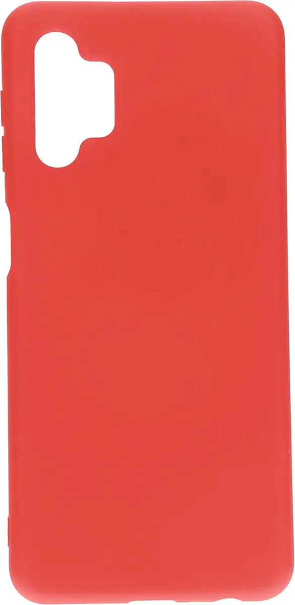 Mobiparts Hoesje Samsung Galaxy A32 5G - Siliconen Rood - MP-112917