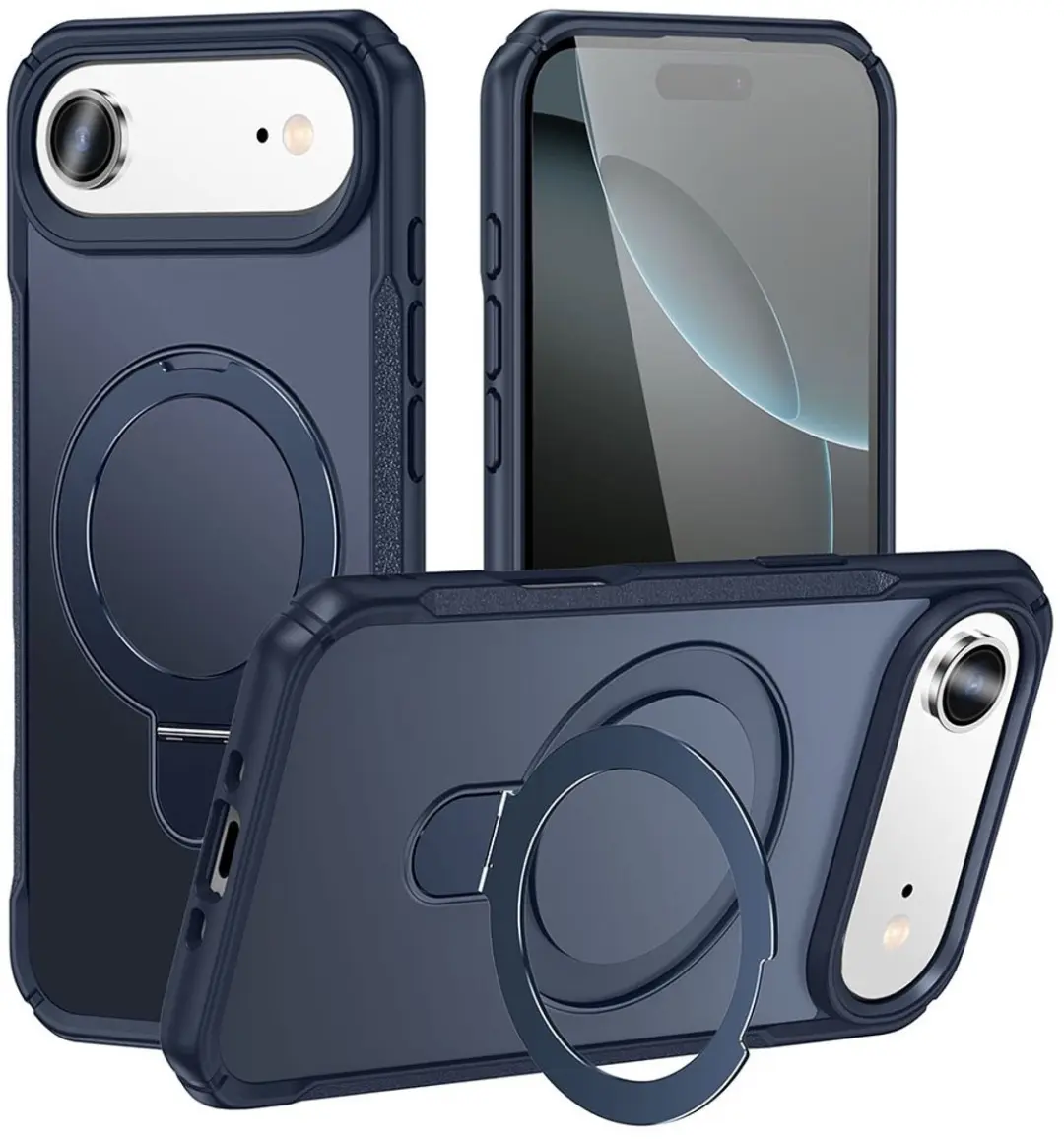 MobiQ Magnetisch Ringstand MagSafe Hoesje iPhone 17 Air