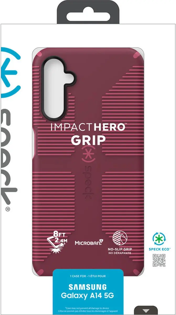 Speck Impact Hero 150350-3137 Hoesje - Samsung Galaxy A14 5G - Rood