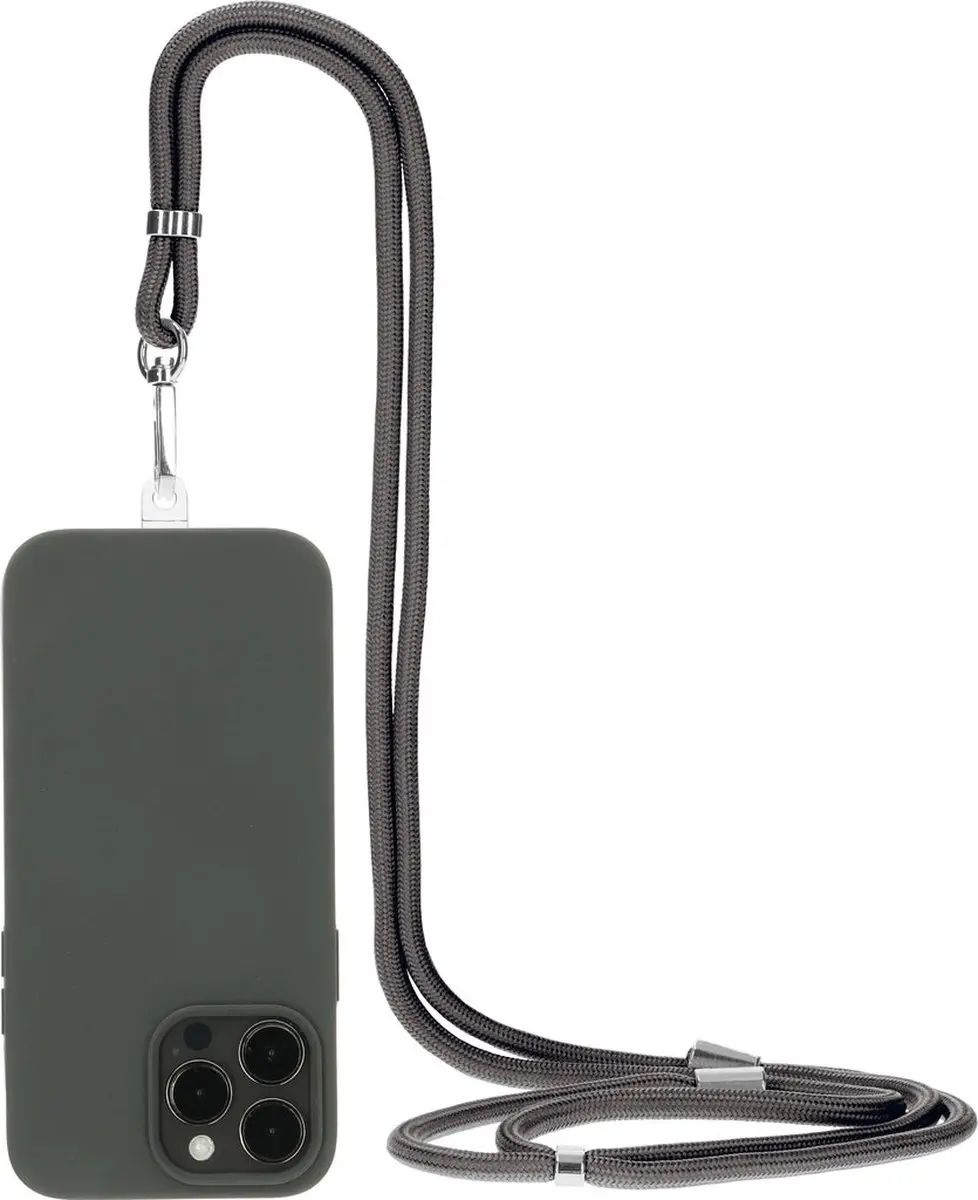 Mobiparts Universeel Telefoonkoord Urban MP-124247 - 1.5m - Grijs