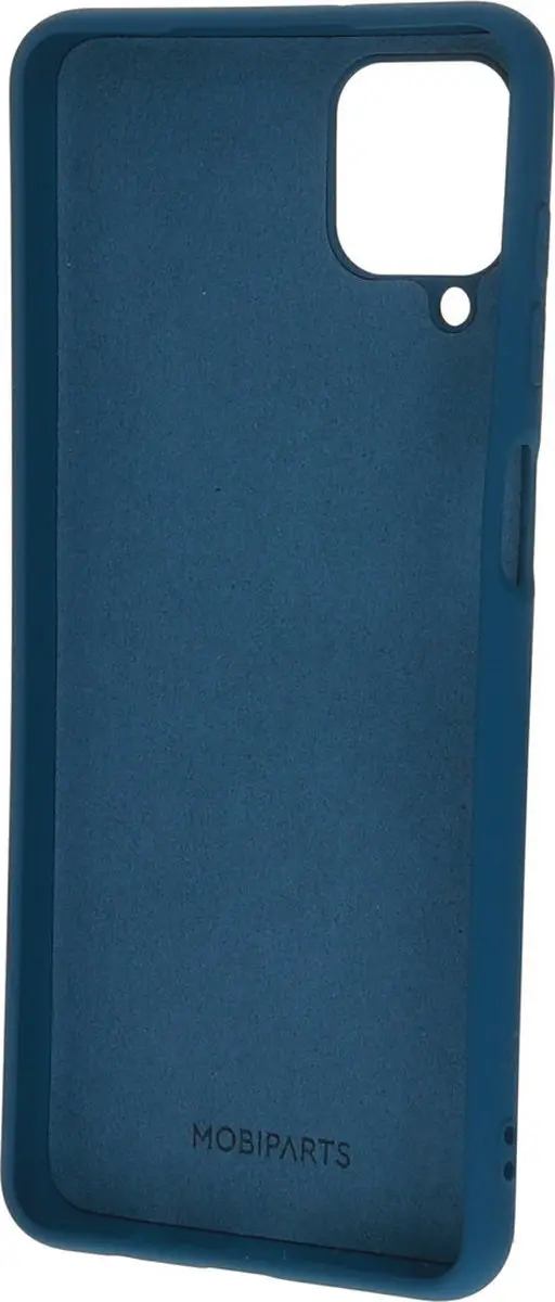 Mobiparts Hoesje Samsung Galaxy A12 Siliconen - Blauw - MP-112910