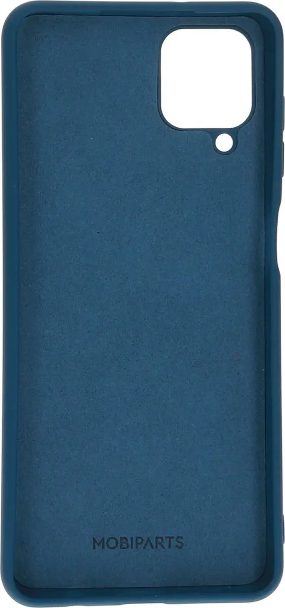 Mobiparts Hoesje Samsung Galaxy A12 Siliconen - Blauw - MP-112910