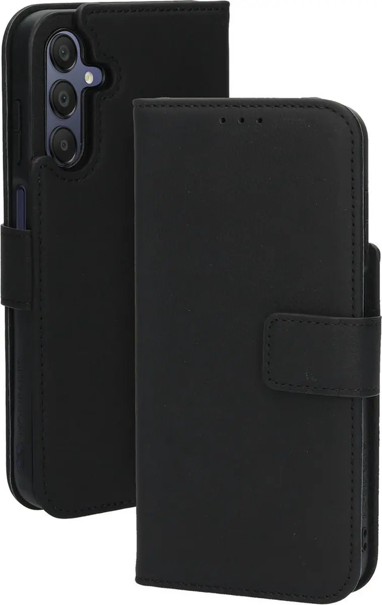 Mobiparts MP-125667 Hoesje Samsung Galaxy A15 - Wallet 2-in-1 - Zwart