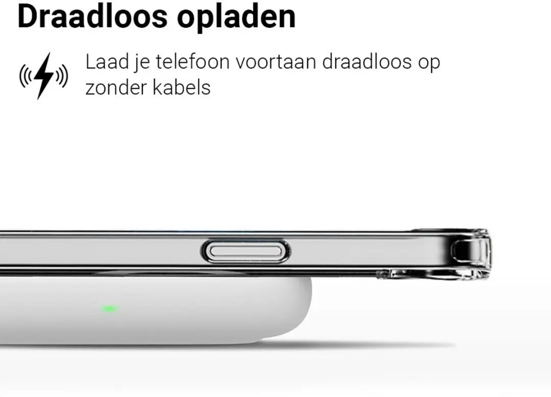 MobiQ iPhone 16e Hoesje 46-00831 - Transparant