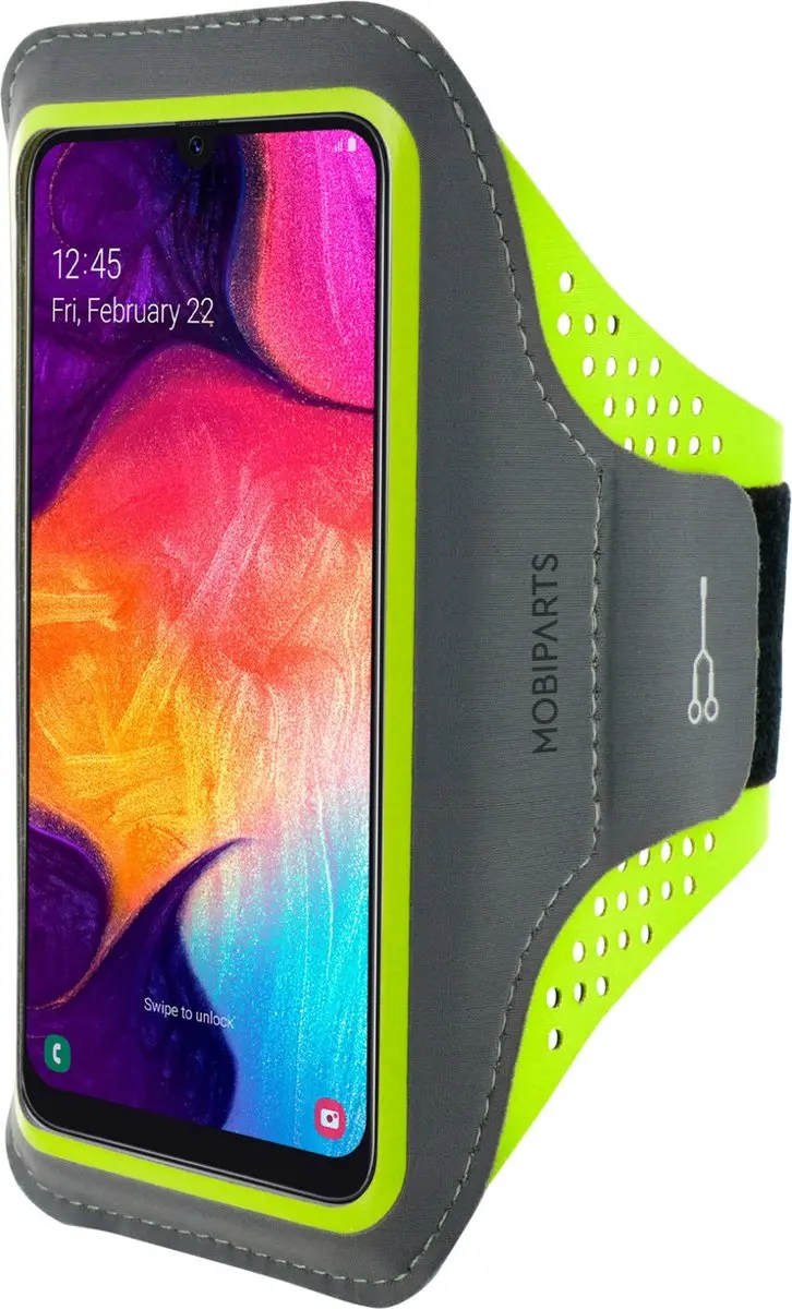 Mobiparts Hardlooparmband iPhone 15 MP-124441 - Groen