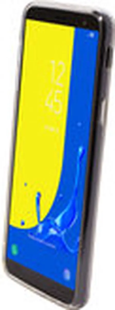 Mobiparts MP-77255 Hoesje Samsung Galaxy J6 (2018) - 3 Pasjes - Transparant