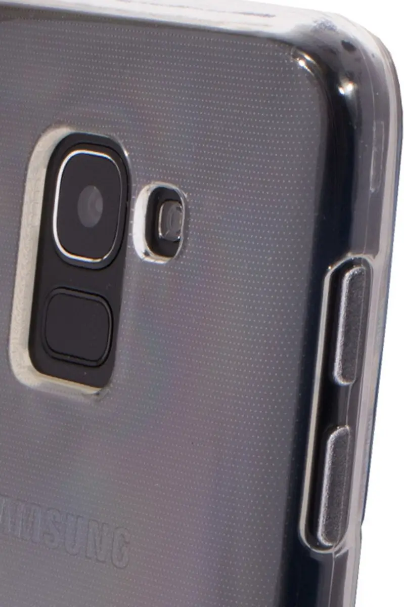 Mobiparts MP-77255 Hoesje Samsung Galaxy J6 (2018) - 3 Pasjes - Transparant