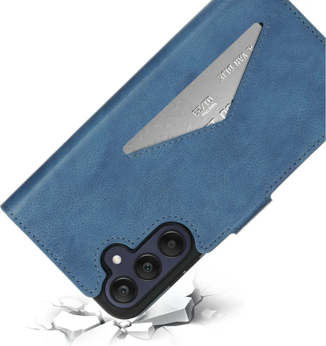 Mobiparts MP-125660 Hoesje Samsung Galaxy A25 - Wallet - Blauw