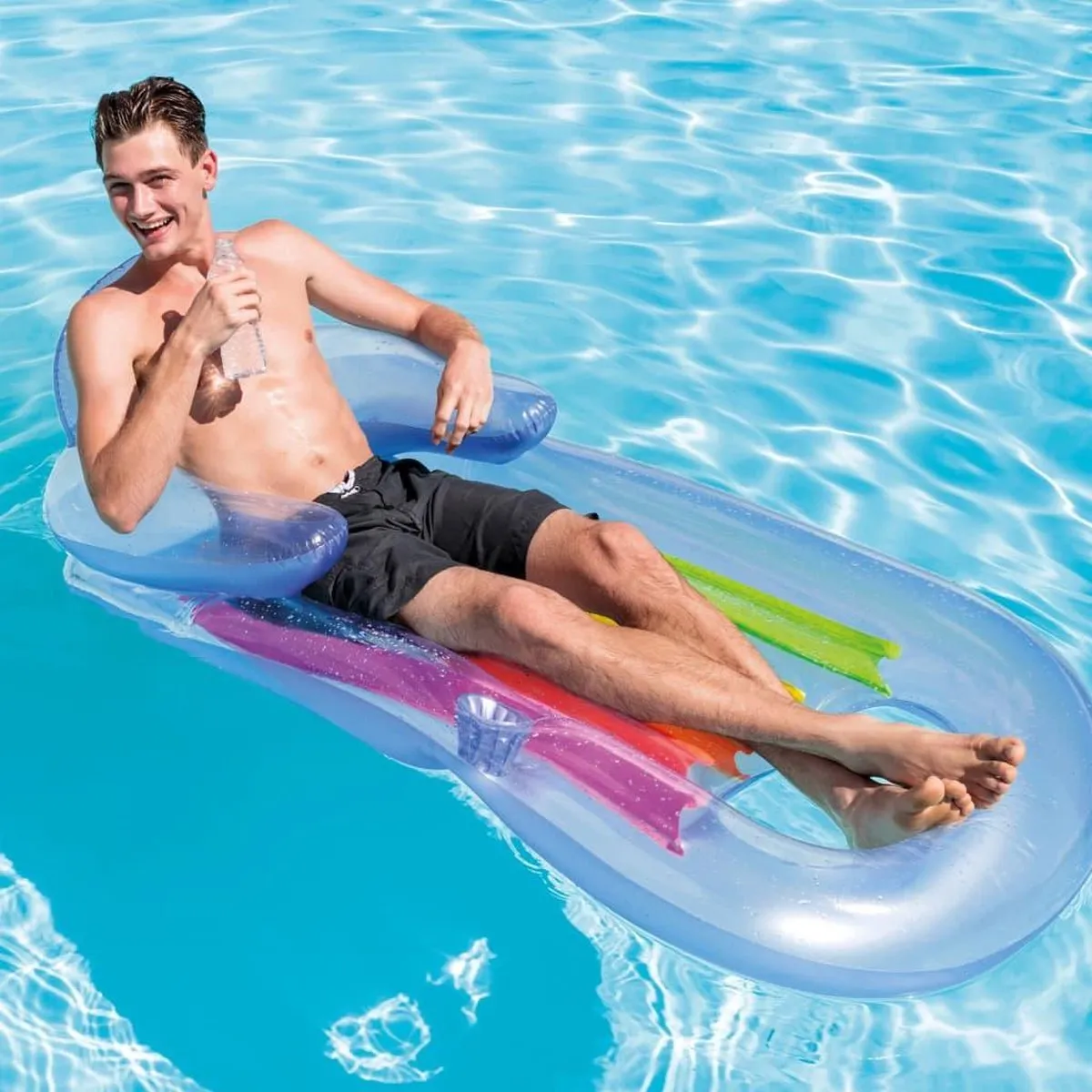 Intex King Kool Ligbed 160x85cm - Multikleur