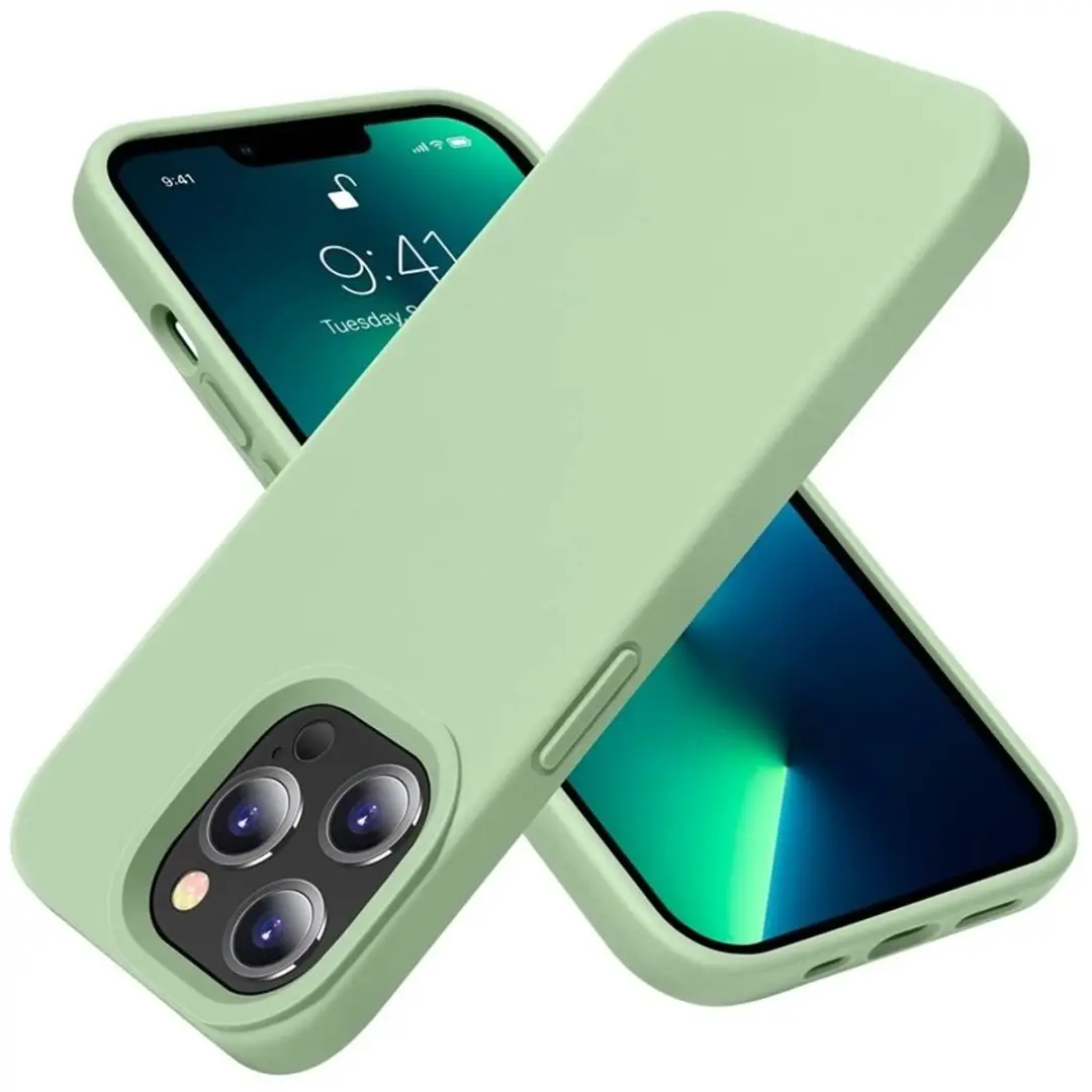 MobiQ Liquid Silicone Hoesje iPhone 15 Pro Max