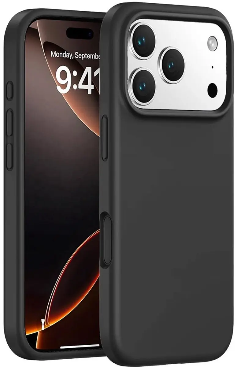 MobiQ Liquid Siliconen Hoesje iPhone 17 Pro 46-01337