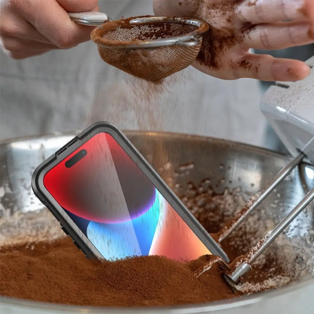 MobiQ Waterdicht Hoesje iPhone 17 46-01169 - Zwart