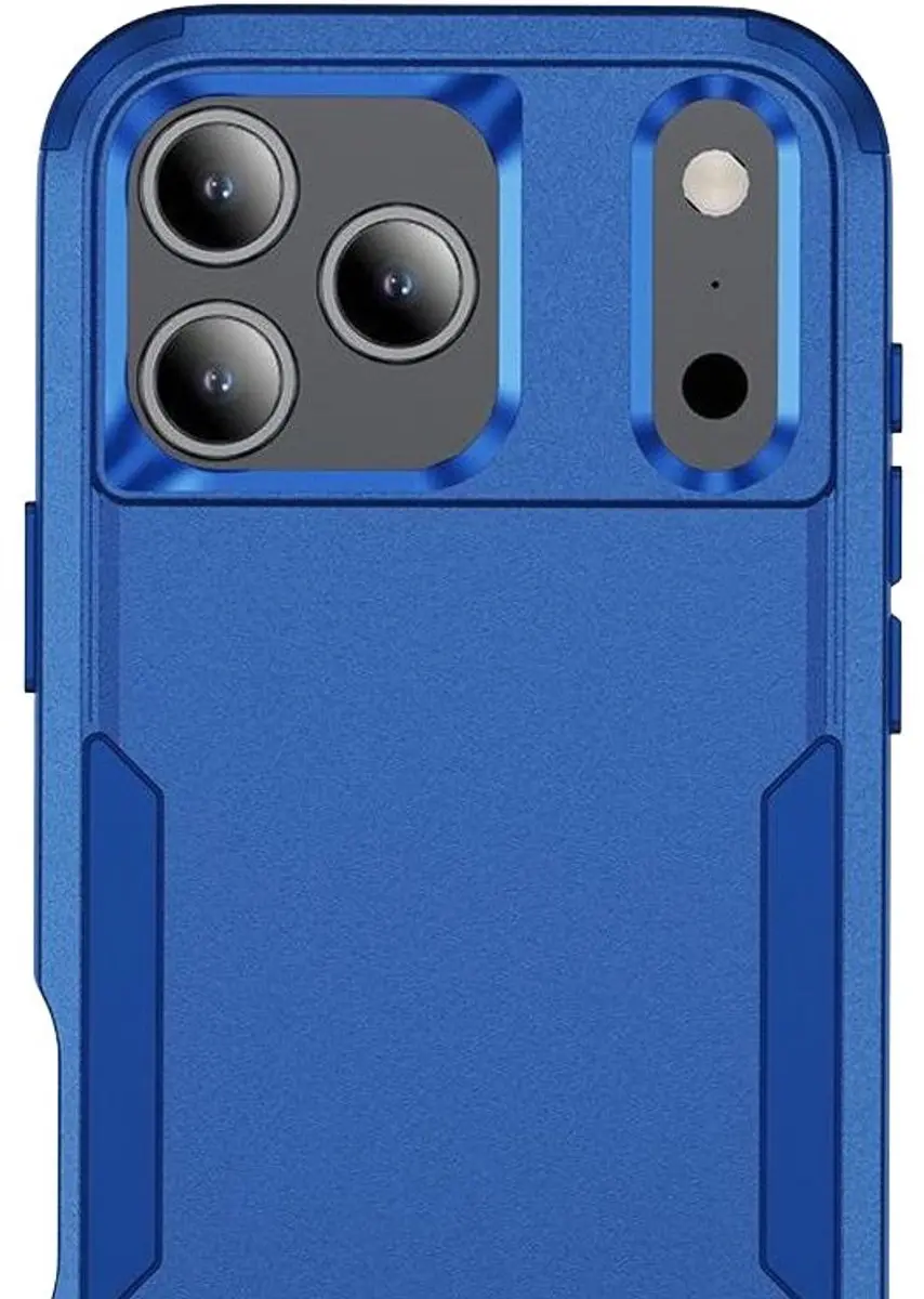 MobiQ Layered Armor Hoesje 46-01394 - iPhone 17 Pro - Blauw