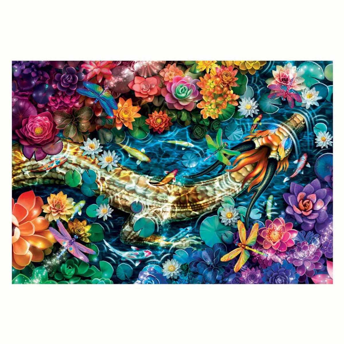 Clementoni Koi Rivier Puzzel 1000 Stuks - Multikleur