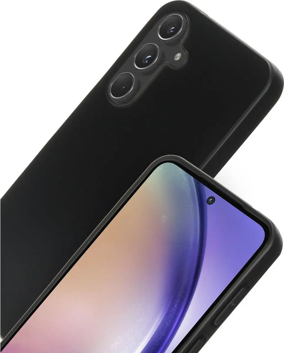 Mobiparts MP-125928 Hoesje Samsung Galaxy A55 - Zacht TPU Zwart