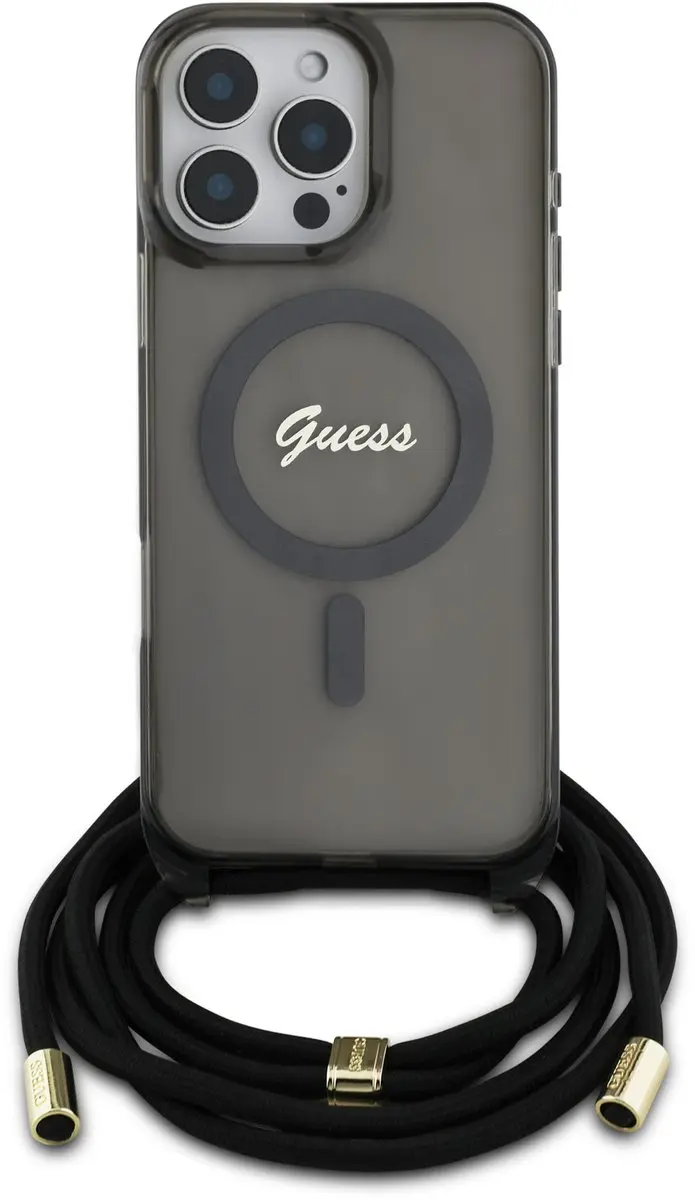 Guess Crossbody Cord Script iPhone 16 Pro Etui