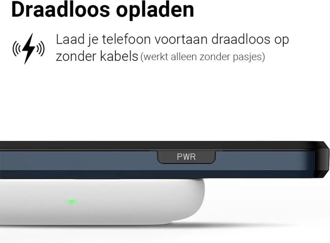 MobiQ Hoesje iPhone 14 Pro - Pashouder 2 Stuks - Blauw