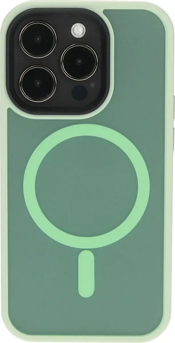 Mobiparts MP-124280 Hoesje iPhone 14 Pro - Hardcover MagSafe - Groen