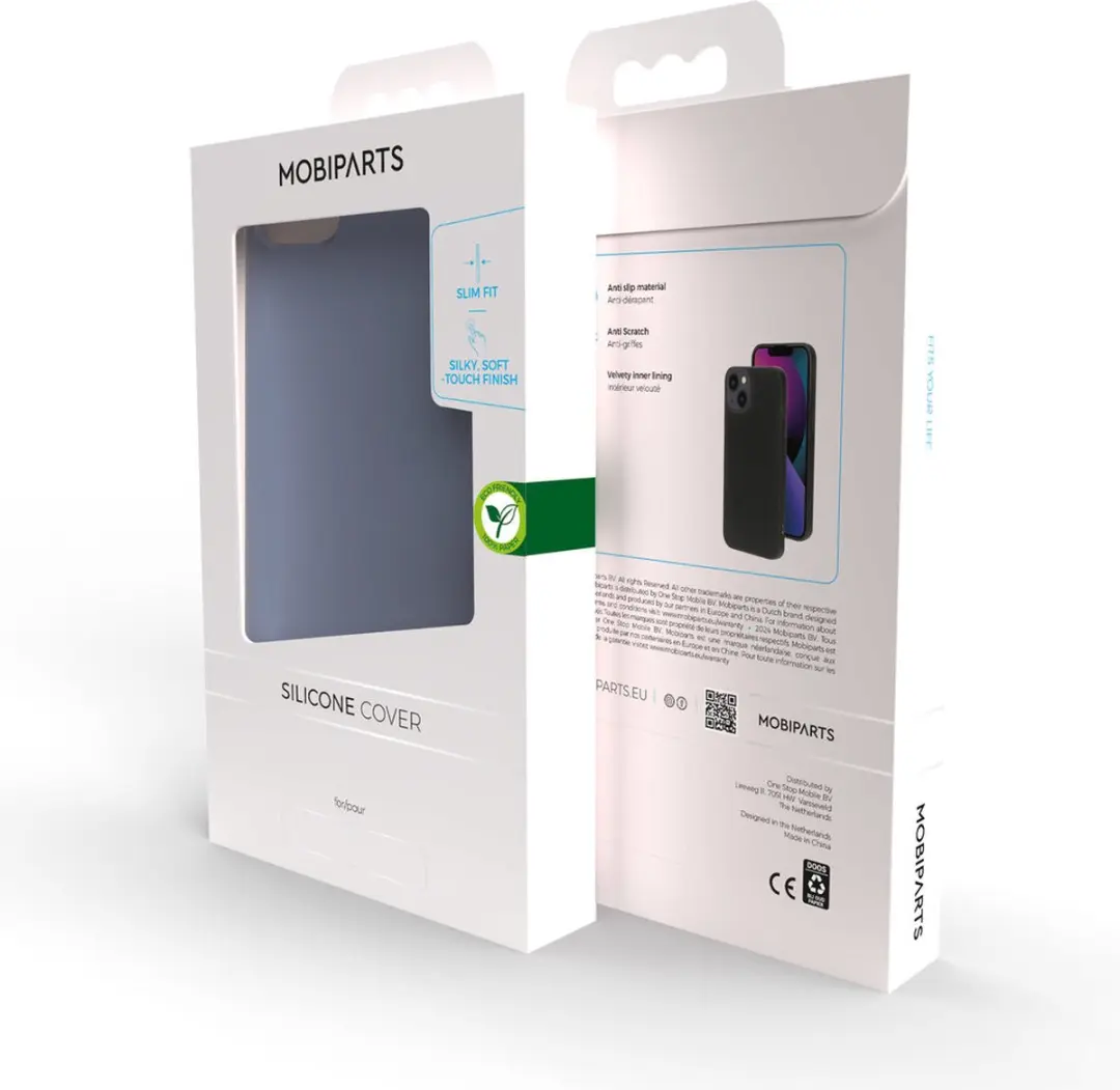 Mobiparts MP-5002681 Silicone Hoesje - iPhone SE (2022) - Grijs