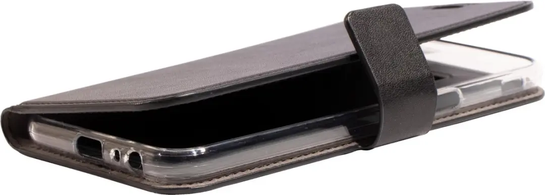 Mobiparts MP-84164 Wallethoesje Samsung Galaxy J6+ - Eco Leer - Zwart