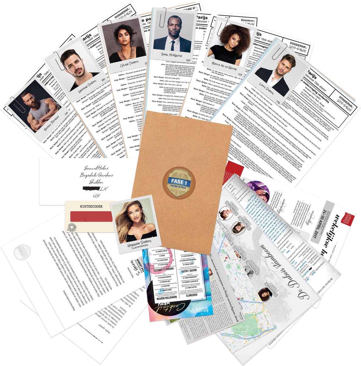 Goliath Investigation Files: Moord in Parijs - Misdaadspel - Escape Game