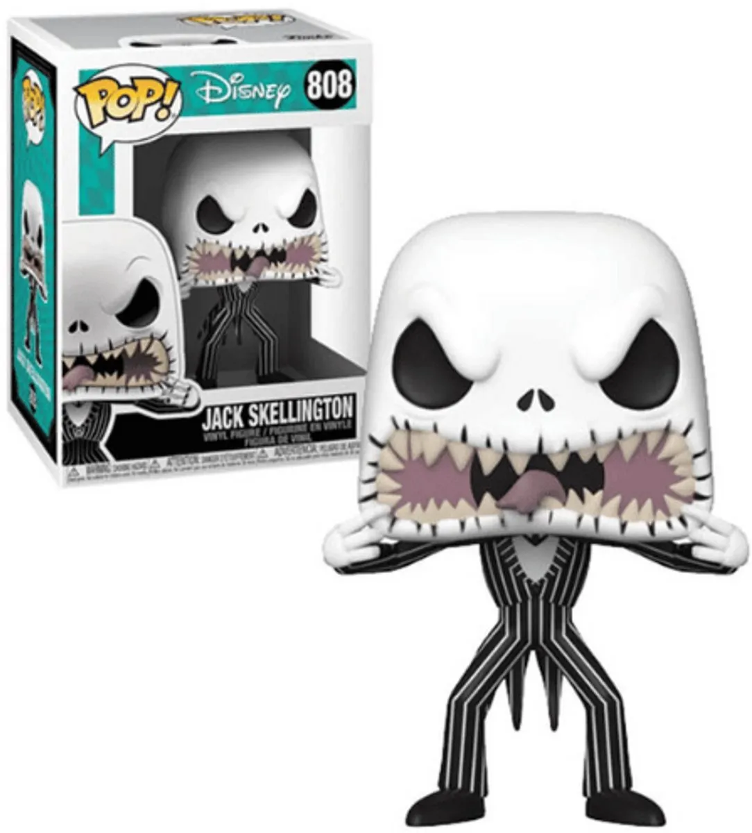 Funko Pop Disney The Nightmare Before Christmas Jack Skellington Scary Face #808 - Multi - afbeelding 6 van 6