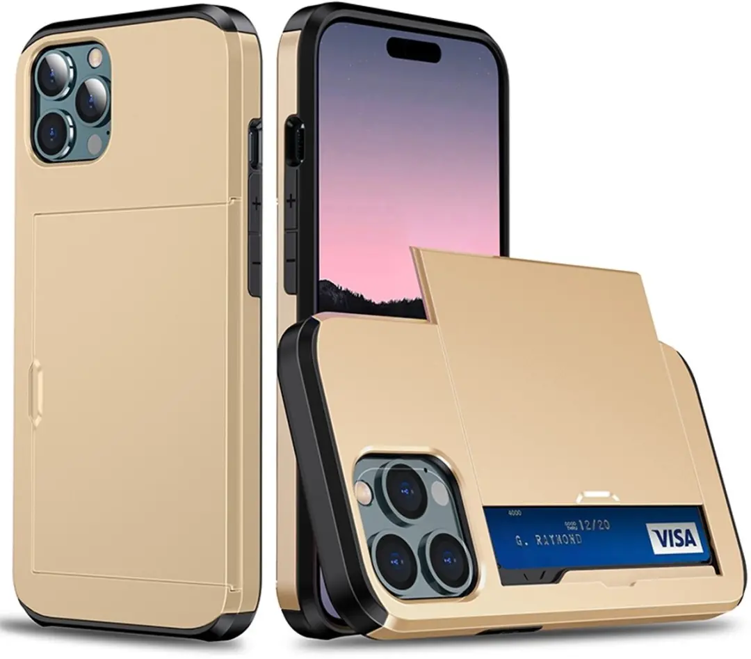 MobiQ Hoesje iPhone 14 Pro Max 2 Pasjes