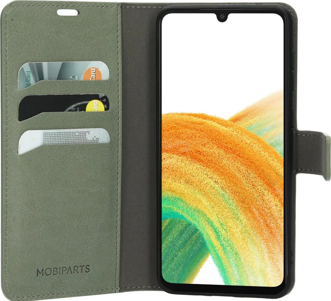 Mobiparts MP-121903 Hoesje Samsung Galaxy A33 5G - Wallet - Groen
