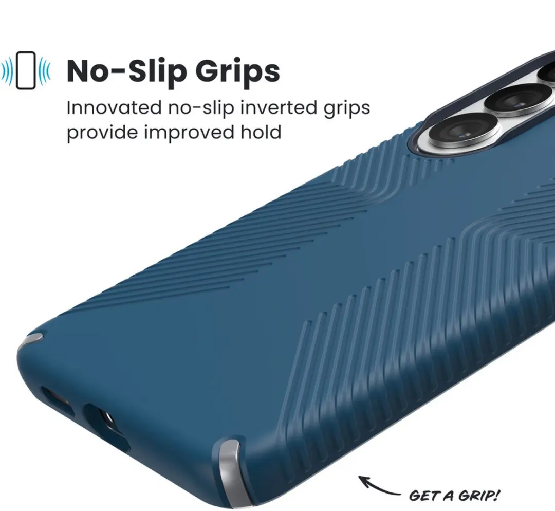 Speck Presidio2 Grip 151058-3261 Hoesje - Samsung Galaxy S26 - Blauw
