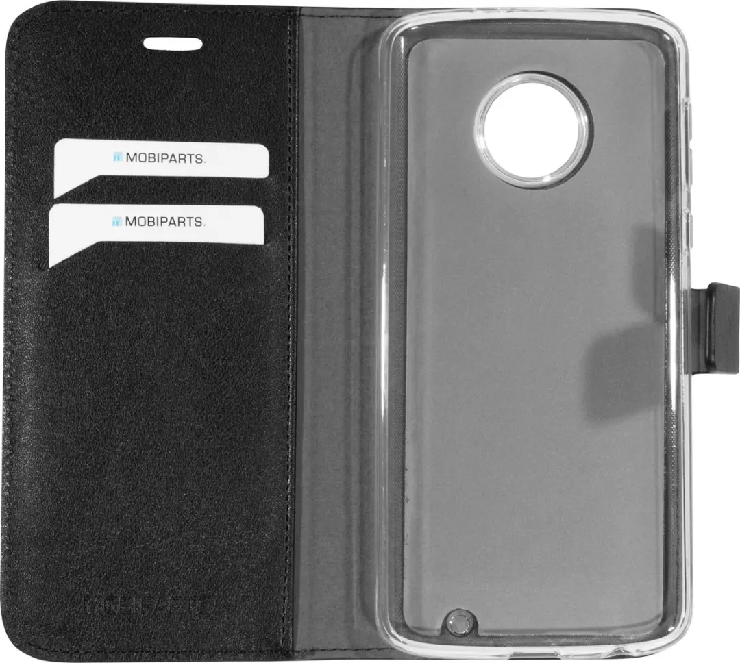 Mobiparts MP-76655 Hoesje Motorola Moto G6 Plus - Wallet - Zwart