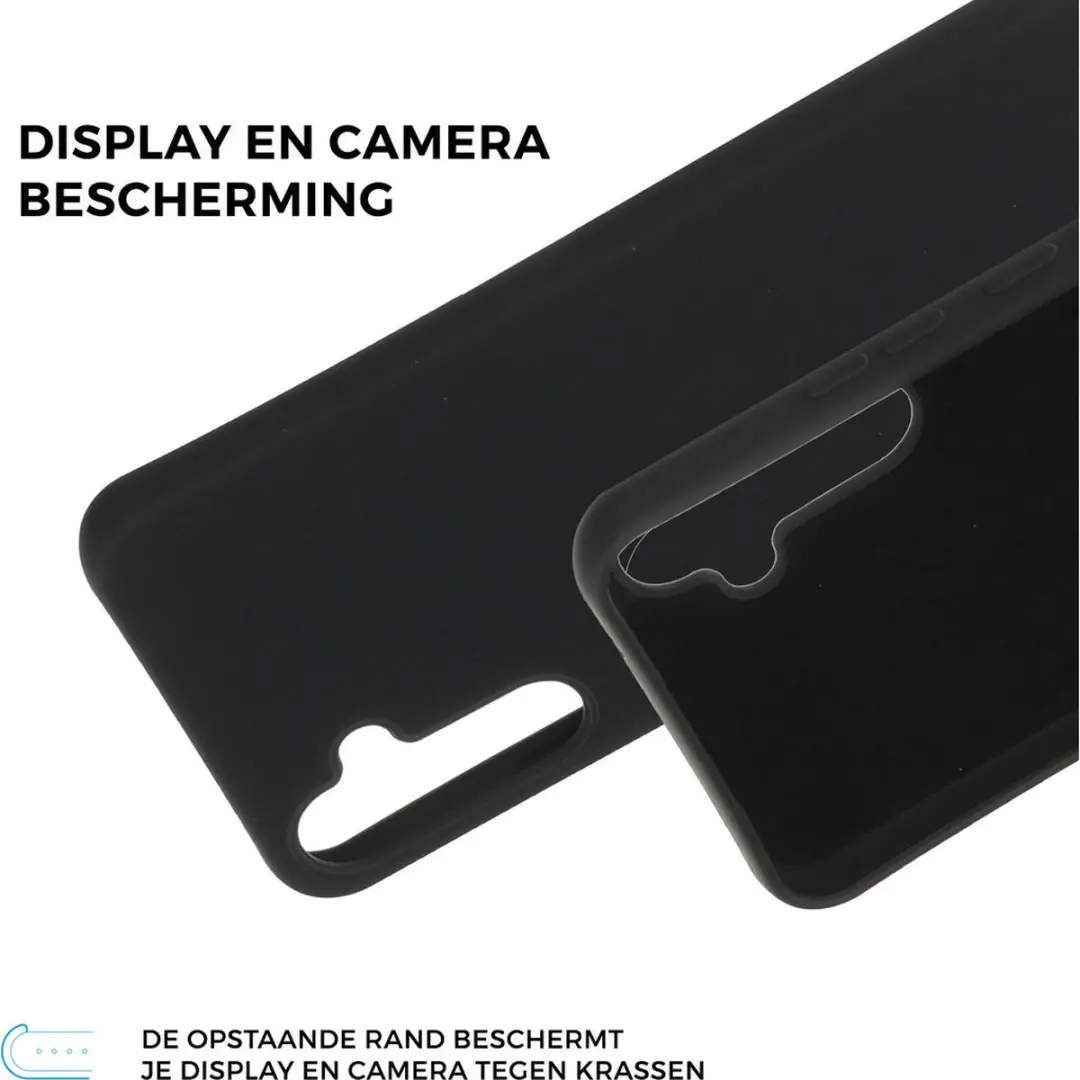 Mobiparts MP-5001402 Silicone Hoesje Samsung Galaxy A34 5G - Zwart