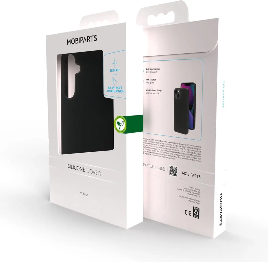 Mobiparts MP-5001402 Silicone Hoesje Samsung Galaxy A34 5G - Zwart