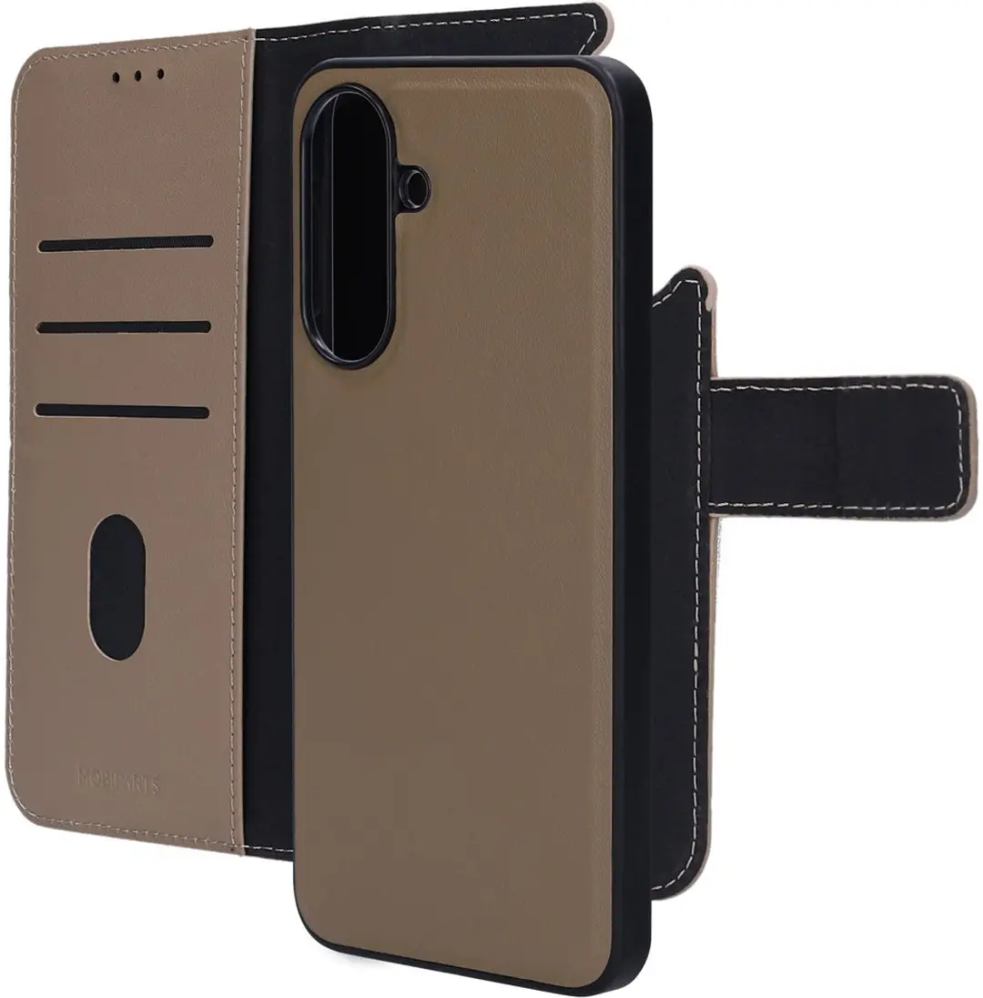 Mobiparts MP-100072 Hoesje Samsung Galaxy A37 - Wallet 2-in-1 Beige
