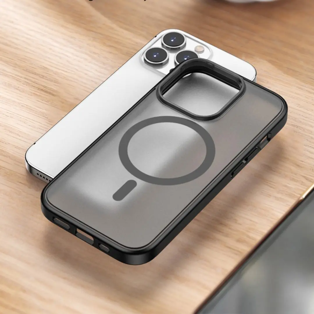 MobiQ Magneet Hoesje iPhone 14 Plus - Frosted Blauw - MPN 13-02411