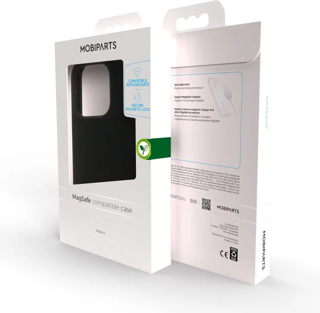 Mobiparts MP-5001145 Silicone Cover MagSafe - iPhone 14 Pro - Zwart