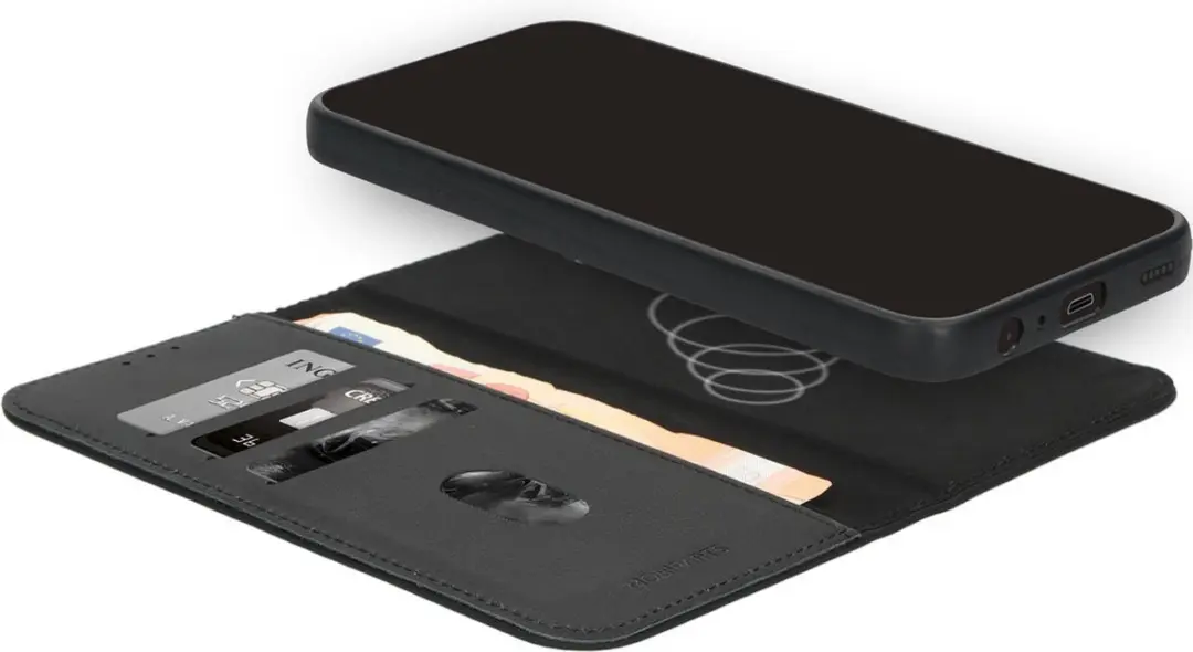Mobiparts MP-126015 Hoesje Samsung Galaxy A55 - Wallet 2-in-1 - Zwart