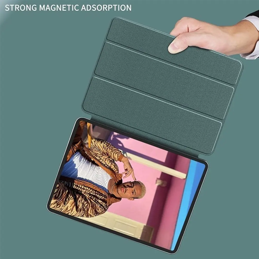 MobiQ Magnetische Folio Case 46-01766 - iPad Air 11 (2026) - Donkergroen