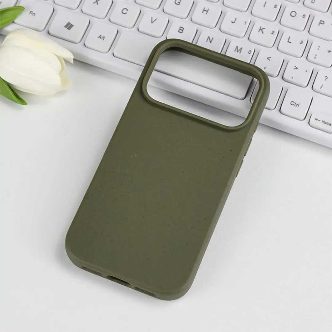 MobiQ Flexibel Eco Hoesje iPhone 17 Pro Max 46-01465 - Groen